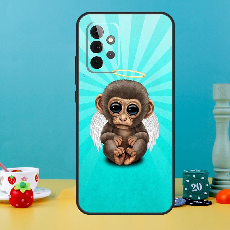 Monkey Gorilla Ape Baby Case For Samsung Galaxy A35 A26 A16 A05 A55 A15 A32 A12 A22 A52 A54 A34 A14 A56 A36 A13 A53