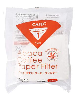 Sanyo Sangyo Kaffefilter Hvit 1 Kopp Abaca Konisk 100 Stykker