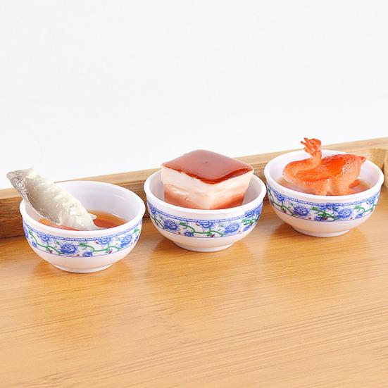Beautiful Compact Role-playing PVC Mini Simulation Kitchen Red-Cooked Chicken Toy for Micro Landscape Pretend Food Play
