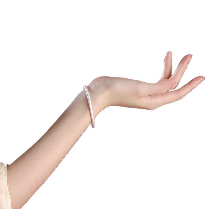 Sterling Silber 999 Damenarmreif: Alte Methode, Solider Kreis, Studentenversion, Weihnachtsgeschenk.