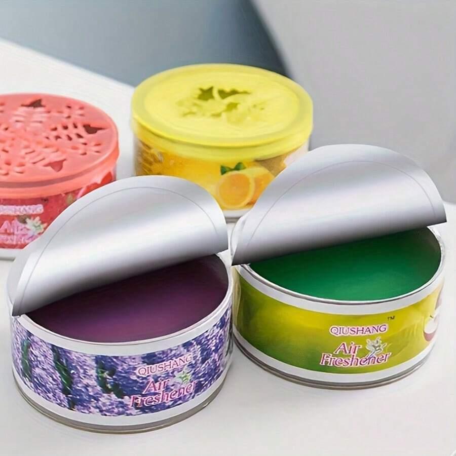1/2/4pcs Car Flavoring Car Air Fresheners Canned Lavender Rose Lemon Flavor Long-Lasting Auto Aromatherapy Car Deodor
