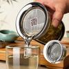 High Temperature Resistant Stainless Steel Tea Infuser Sturdy with Silicone Dust Cover Tea Strainer Fine Mesh Tea Filter