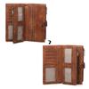 New women's long wallet retro three-fold mobile phone bag