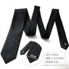 [FORMAL] Formal High-Quality Ceremonial Tie, Made in Japan, 100% Silk, for Weddings, Funerals, and Other Occasions, Black - 3