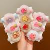 Children's Plush Hair Band Autumn and Winter Cute Girls High Elastic Hair Rope Baby Tie Hair Ponytail Headrope Rubber Band