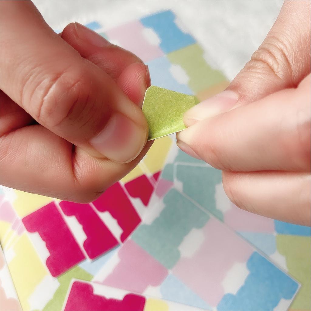 120Pieces Adhesive Index Label Writable Colored Label Adhesive Label Page Marker for Notebook Journal Planner