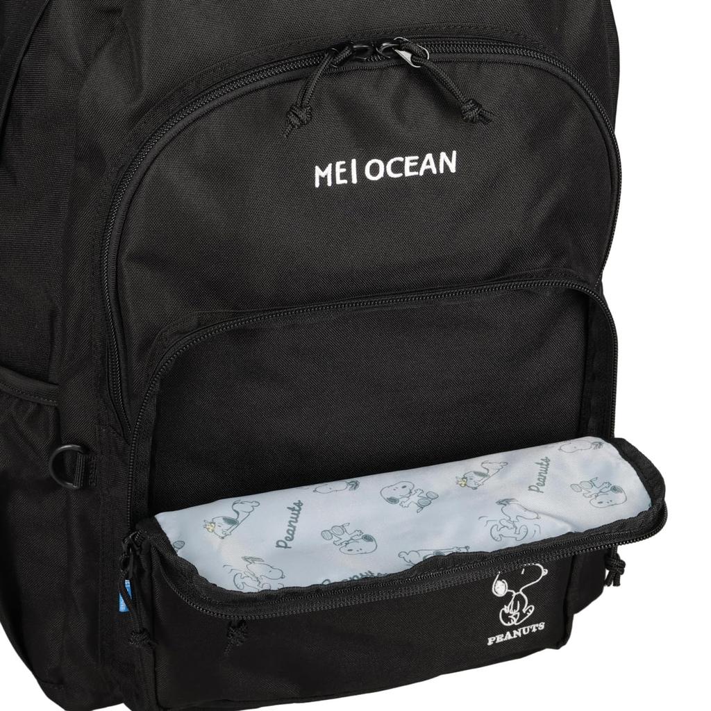 May Ocean Rucksack für Herren, 62122, Schwarz