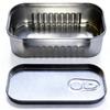 1/2PCS Sardine Can Shaped Storage Tin Box Portable Metal Material Sealed Jar with Lid for Storing Small Items Household Goods