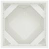Plant Pot White 30 X 30 X 75 Cm Steel