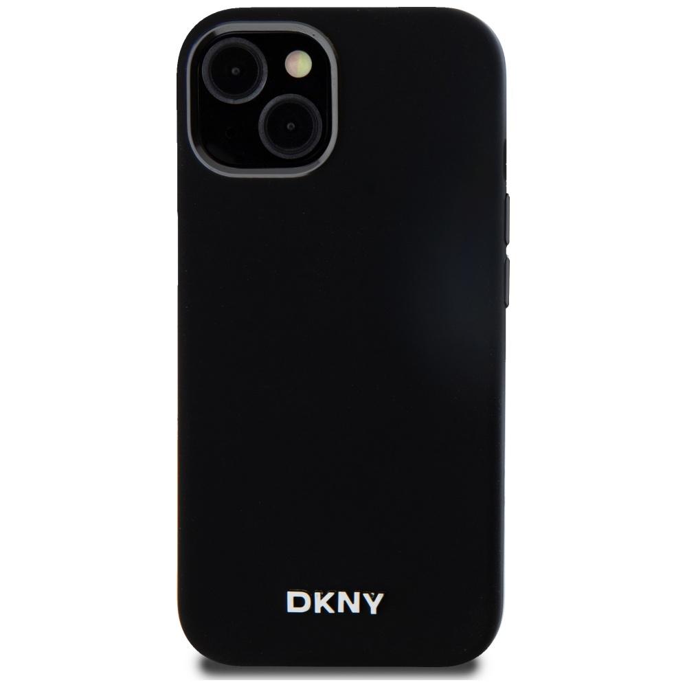 Dkny Dkhmp14Ssmchlk Iphone 14 / 15 / 136.1 Czarny/Black Hardcase Liquid Silicone Small Metal Logo Magsafe