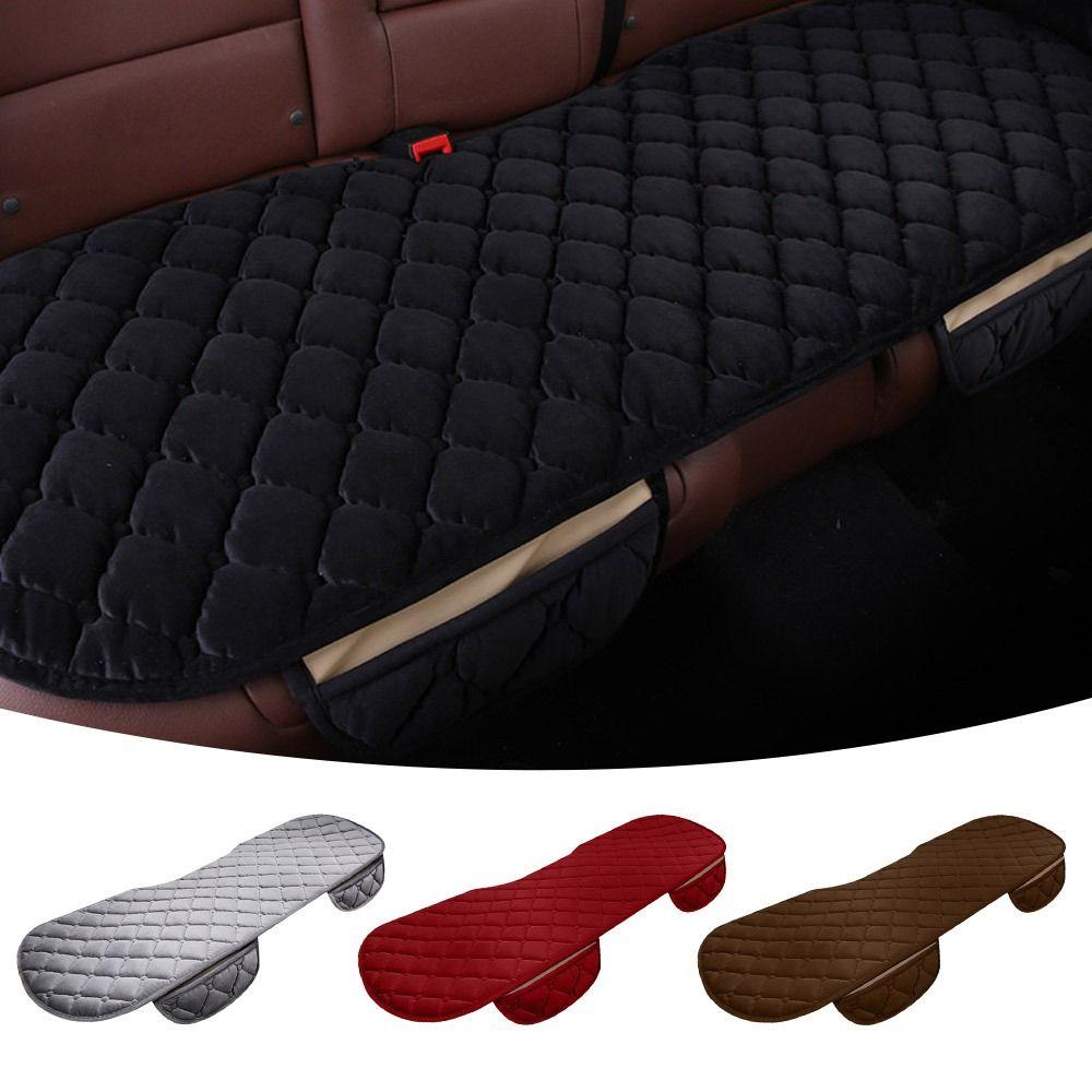 Non Slide Rear Seat Cover Velvet Auto Protector Mat Pad New Rear Flocking Cloth Cushion  Winter