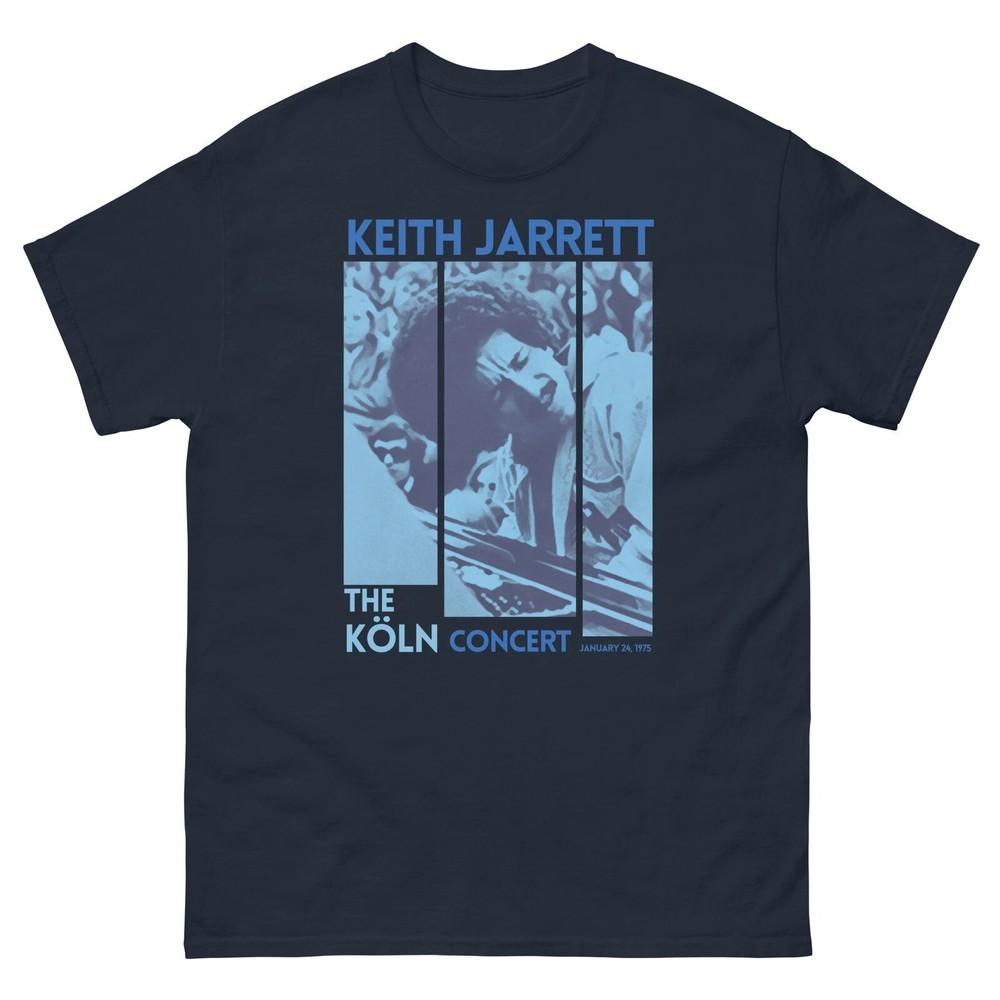 

Keith Jarrett! T Shirt Iconic Jazz Pianist Vintage Music Graphic Tee Shirt Unisex T-Shirt L