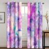 Vibrant Water Painting Luxurious Window Panel Drapes in the Kids Bedroom Living Room Hall Treatments Kitchen Decoration Drapes Blinds