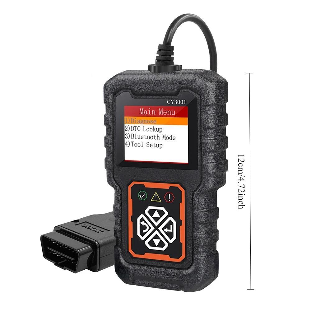 Car OBD2 Scanner Diagnostic Tool Code Reader, Car Voltage Tester Engine Fault Code Scanner, Charging Tester Diagnostic cy3001B