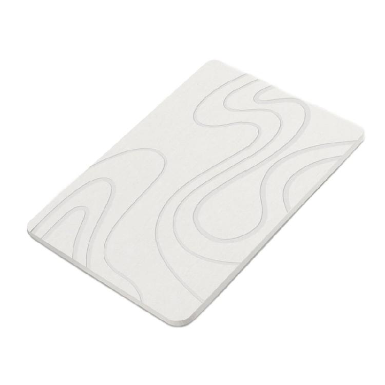 Absorbent Bath Mat, Antislip Diatomite Quick Dry Floor Covering for Bathroom Comfort Bathroom Mat Various Size