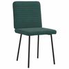 VidaXL Chaises à manger lot de 2 Vert foncé Velours 4101135