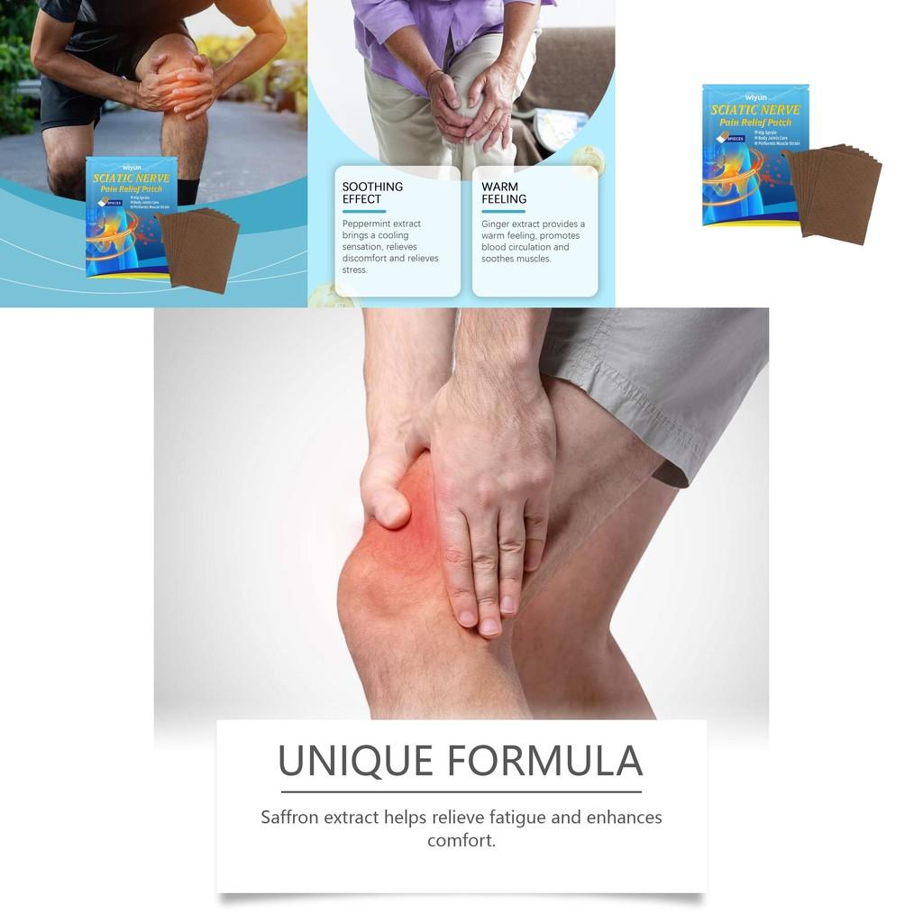 Wiyun Joint Care Patch With Soothing Comfort For Shoulder Back And Knee Discomfort Relief 8 Pieces For Daily Body Care