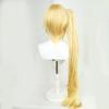 Anime 90CM Sara Vtuber Youtuber Hololive Cosplay Long Galben Coada de cal Rezistent la căldură Păr sintetic Halloween Carnaval Party