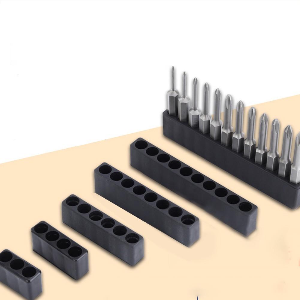 

1/4\ Hex Tool Screwdriver Place Bit Holder 6.35mm Drill 6 holes