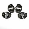Black Titanium Door Buckle Protection Cover Trim Fit For Tesla Model 3 2017-