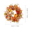 Fall Wreath Front Door 20 Autumn Wreath Lights Artificial Pumpkin Berry Wreath