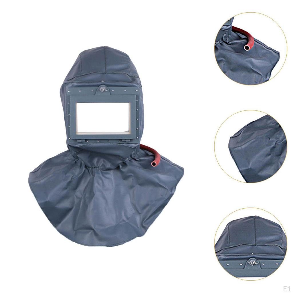 Sandblasting Helmets Lenses Fitments Easy To Use Sandblaster Protective Gear