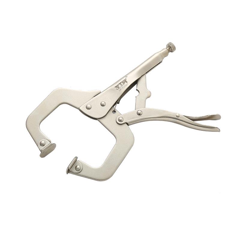 C-Type Large-Mouth Multifunctional Clamping Pliers Tool for Woodworking and Steel Pipe Fixing
