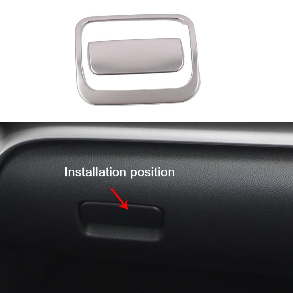 Stainless Steel Rearview Mirror Adjust Switch Cover Trim  Gear Box Panel Frame For Mitsubishi Eclipse Cross 2017 2018 -