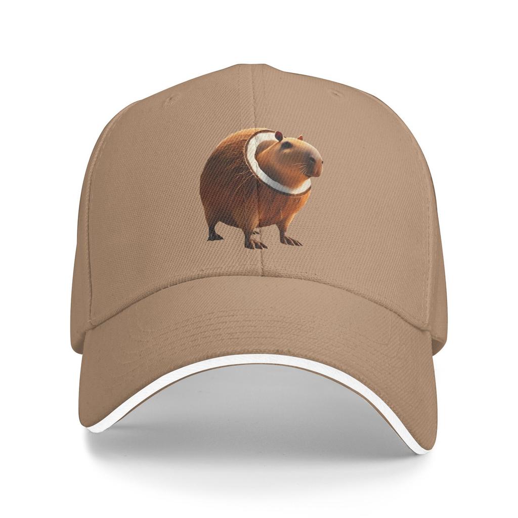 Burbaloni Luliloli Capybara Brainrot Meme Casual Baseball Cap Hiking Fishing Trucker Hat Summer Wholesale Print Baseball Caps