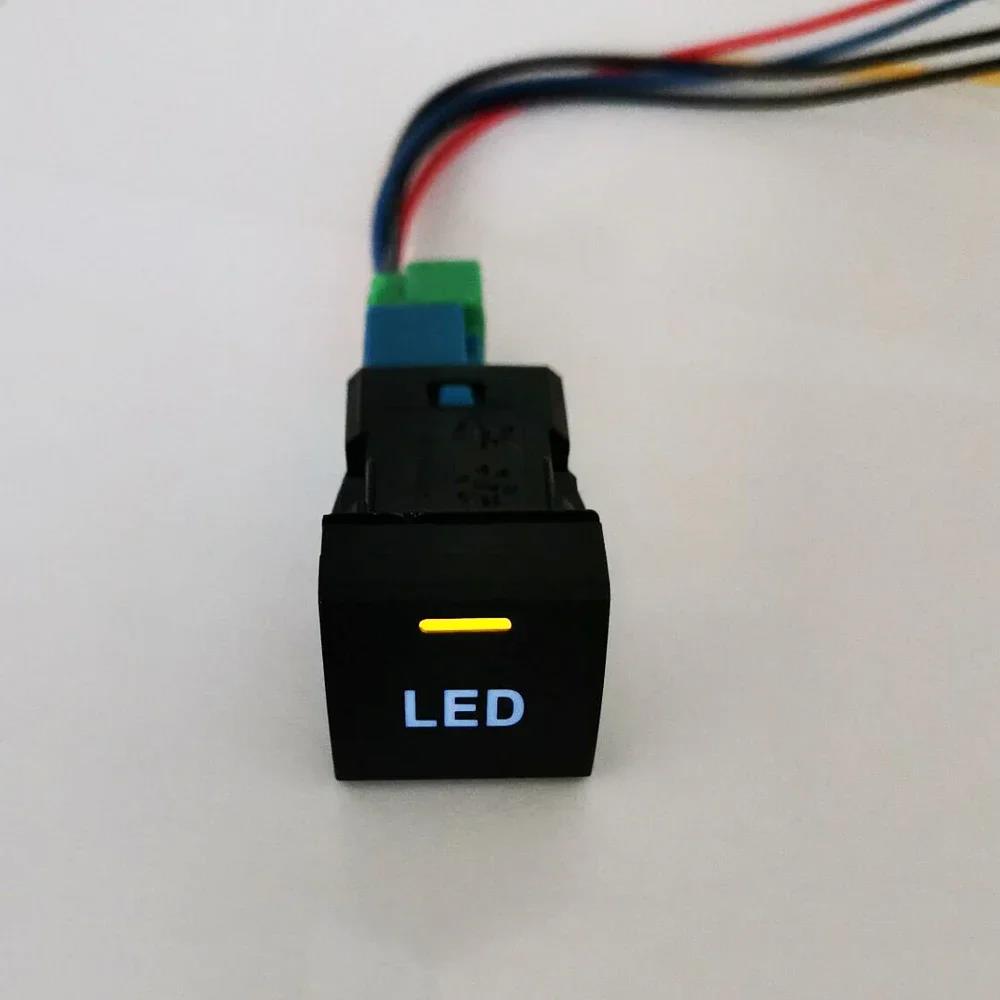 1Pc For Toyota Camry V70 2018 Rav4 Corolla Altis 2019 prado 150 2020 Car LED Light BSM Camera View Rearview Mirror Switch Button