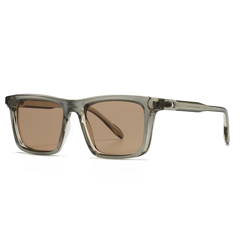 Foreign Trade Cross-Border Popular Sunglasses for Male with Rice Nails European and American Stt Photography Ins Popular Model Square Sunglasses