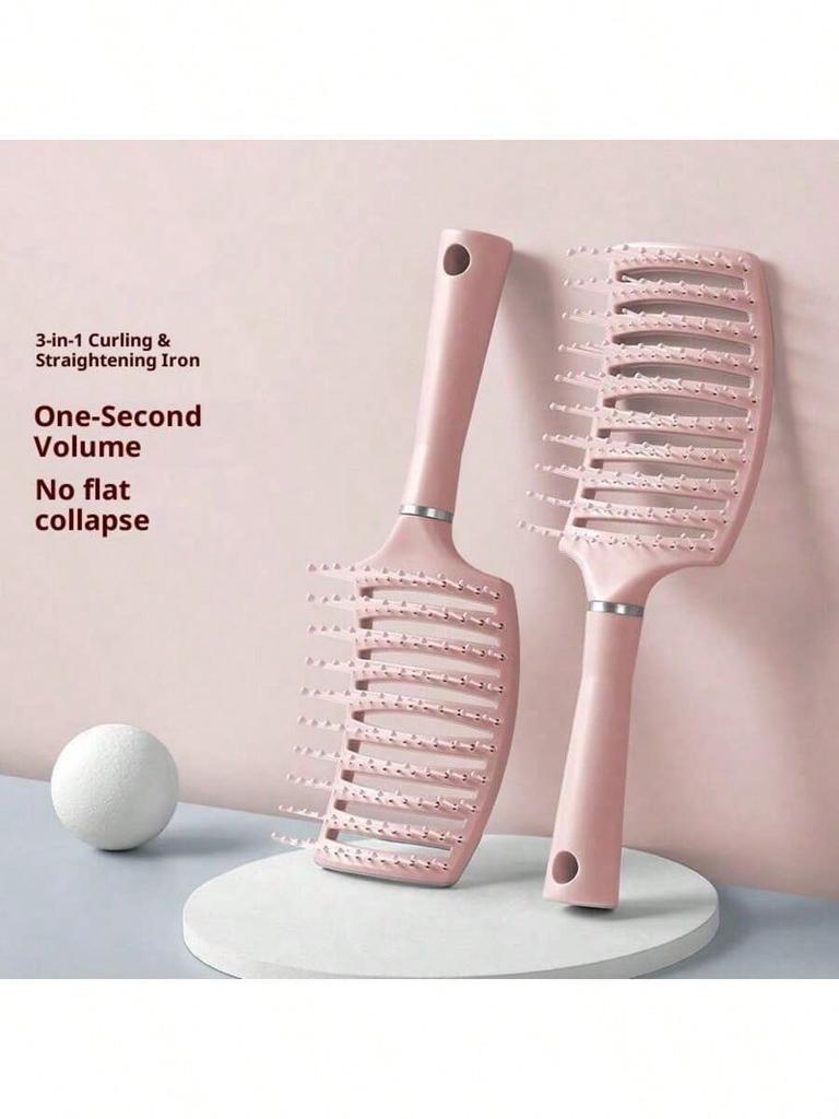 Comb curling comb back hair styling artifact long hair curly massage large curved comb