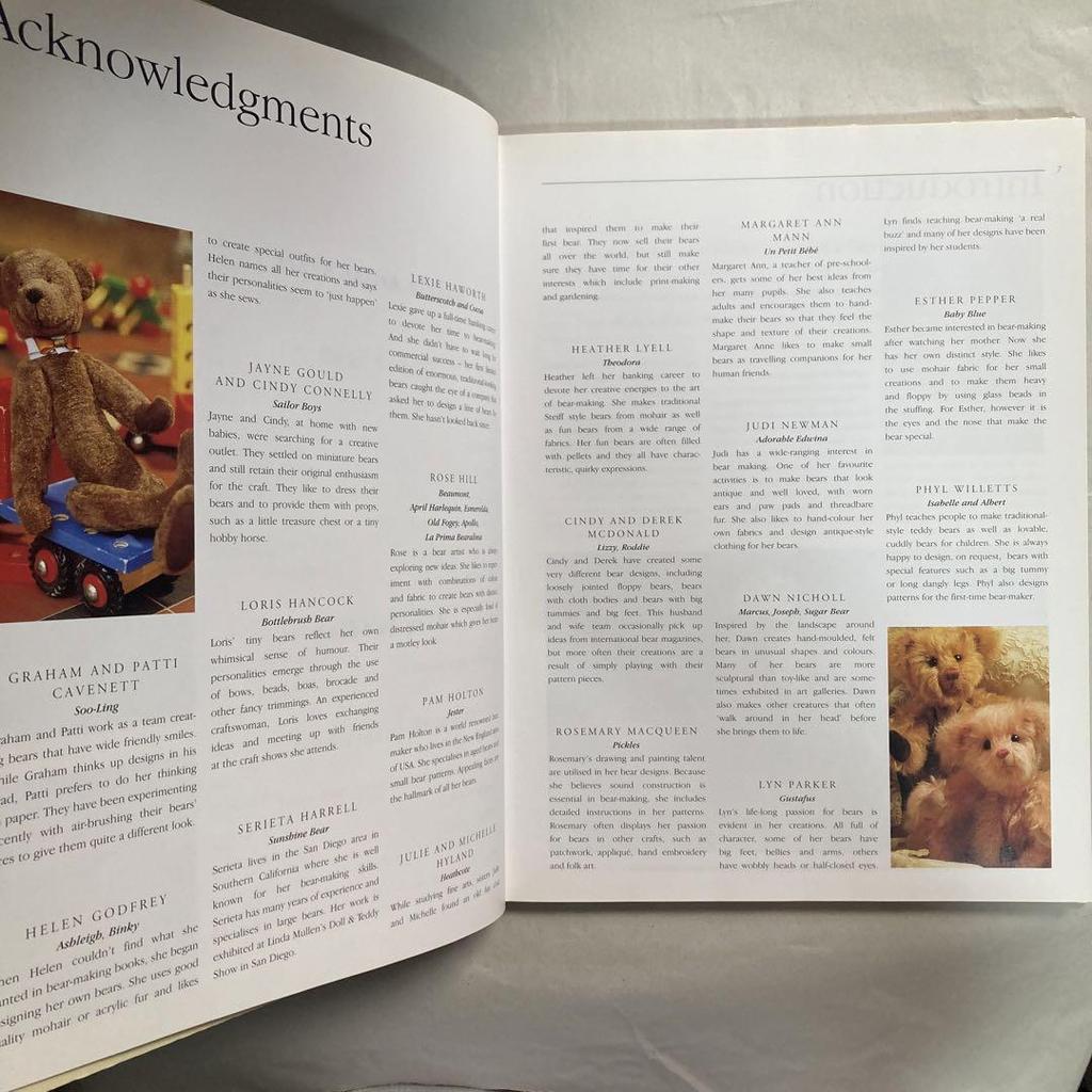 [USED] Foreign Books: Lovable Bears 28 Patterns Lovable Bears Teddy Bear