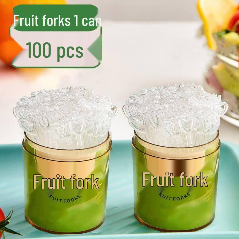 ZISIZ Disposable Portable Fruit Forks