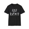 Rock'N'Roll T-Shirt, Hand Drawn Rock Band Shirt, Rock Music Fan Gift, Rocker Top