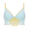 AMOSTYLE BY Triumph Decollete Beauty Bra Panty Playful M007 Size C70M & Set, Ribbon, (Blue),