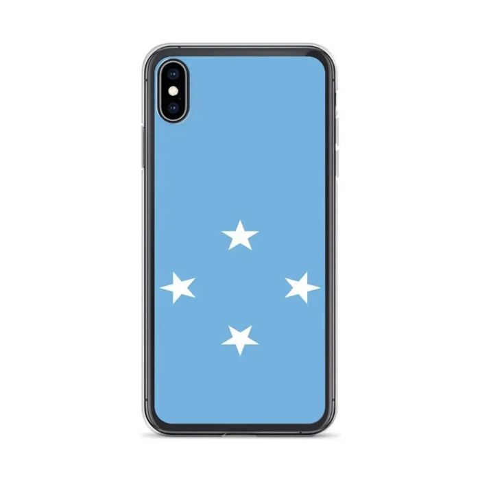 Coque Télephone Drapeau États fédérés de Micronésie - iPhone XS Max