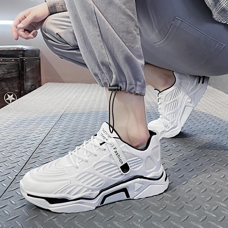 Men's Trend Clunky Sneaker Outdoor Non Slip Breathable Casual Running Sport Shoes Comfortable Work Shoes