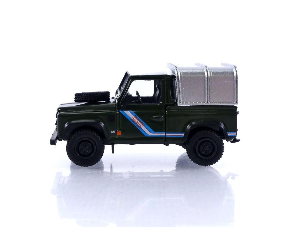 TrueScale Miniatures MINI GT 164 164 Land Rover Defender 90 Pickup Bronze Green (Left-hand drive) Finished product MGT00402-L