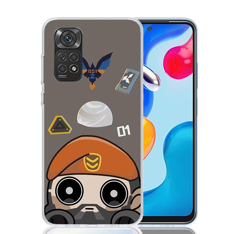 Game Valorant Cute Phone Case For Xiaomi Redmi Note 14 13 14S 12S 12 11S 11T 11E Pro Plus 10S 10 9S 9 Art Customized Coque Capa