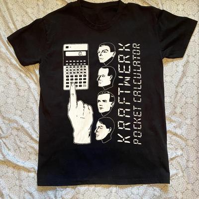 Kraftwerk Band  Pocket Calculator Black All Size  OM478 Unisex T-Shirt