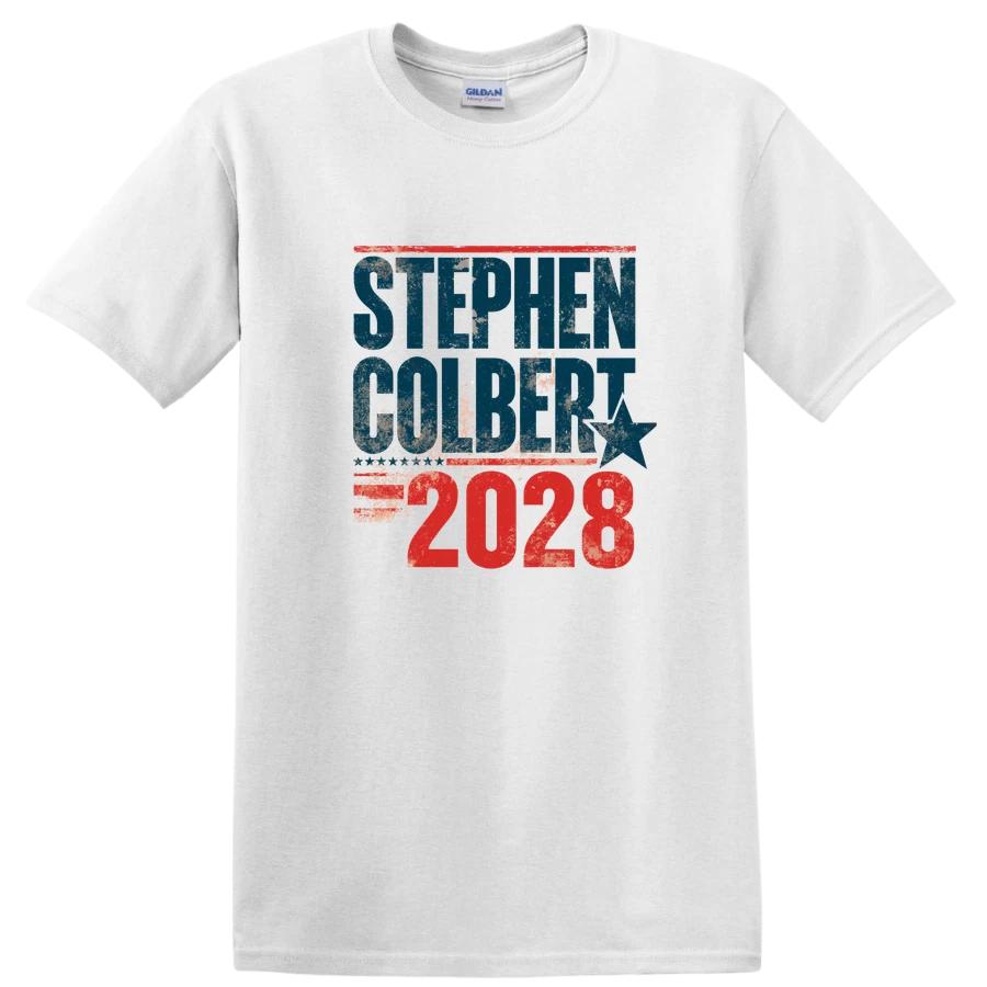Stephen Colbert 2028 T Shirt Retro Political Election Vote President Tee Gift XL