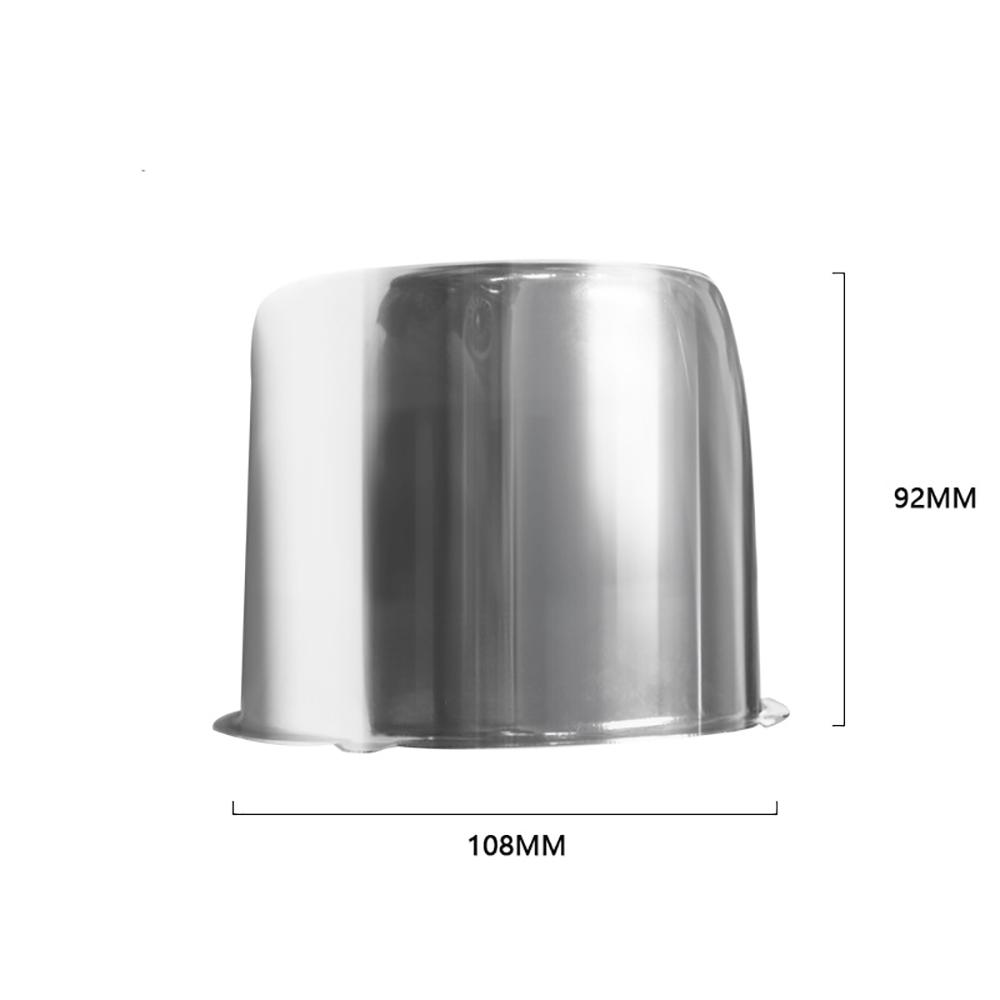 4 x Chromstahl Kurze Mittelkappen für Felgen mit 4,25 Zoll Mittelloch