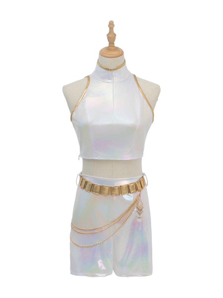 K-Pop Girl Group Demon Hunter Cosplay Costume for Lumi, Mila, Zoey Stage Performance