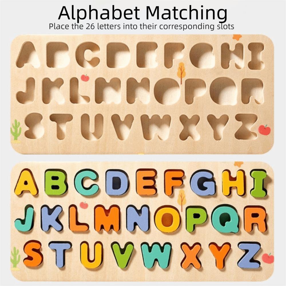 Color-Matching Toys for Ages 2-4 Wooden Material Magnetic Puzzle  Toddler Boys and Girls