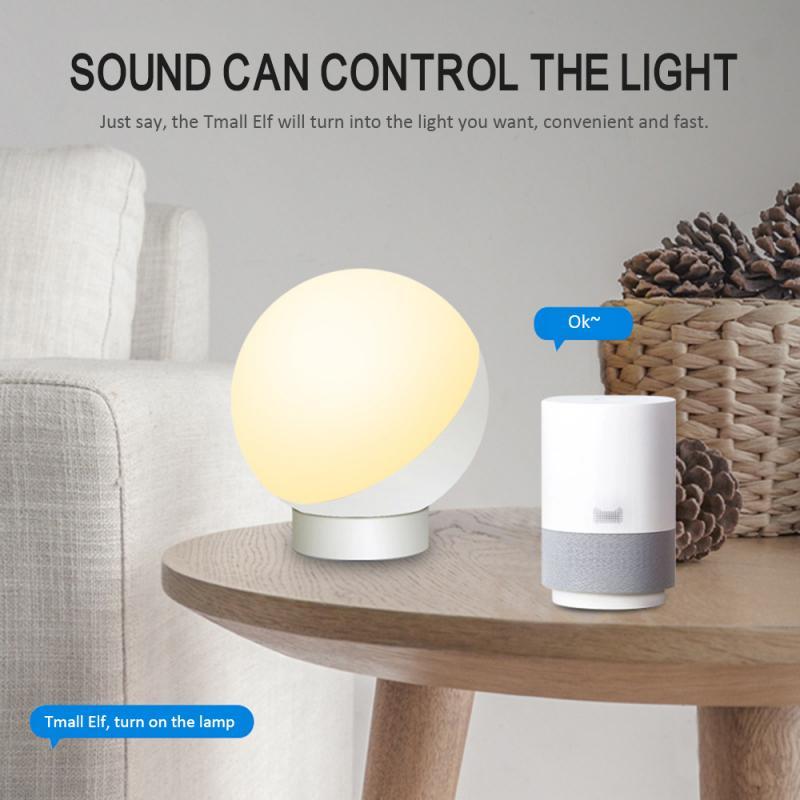 WiFi Smart LED Table Lamp Eye Protection Smart Colorful Reading Lamps Voice Control LED Table Lamp Decor Night Lamps | LED Table Lamps