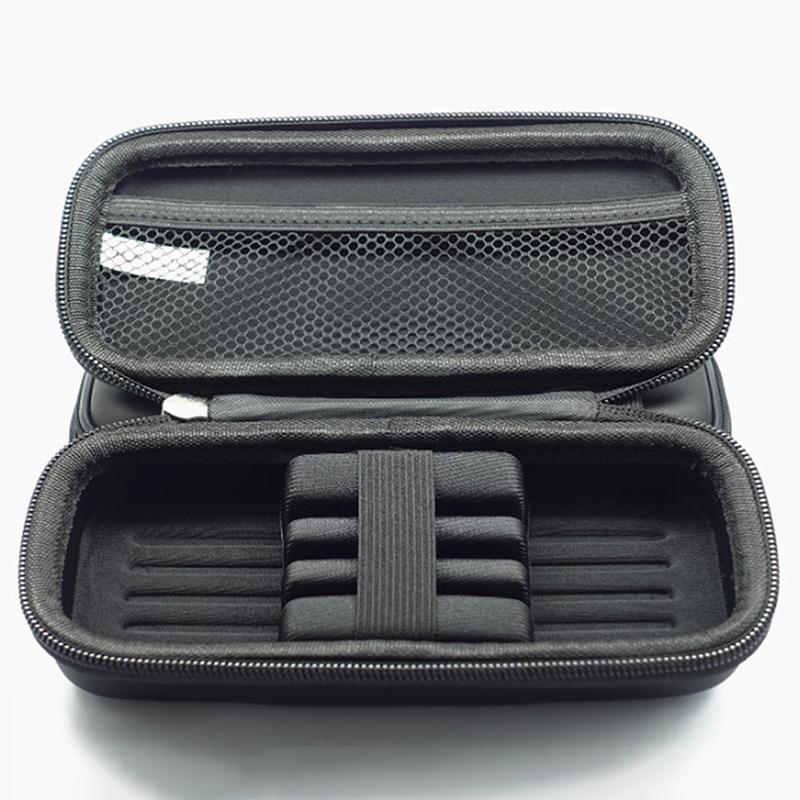1Pc Eva Boomerang Tip Bag Organizer 3-Cell Carrying Case Steel Plastic Tips Shaft Storage Pouch For Sports & Outdoors