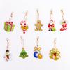Special-Shaped Brick Diamond Painting Keychain Diy Christmas Series Cartoon Decorative Small Pendant
