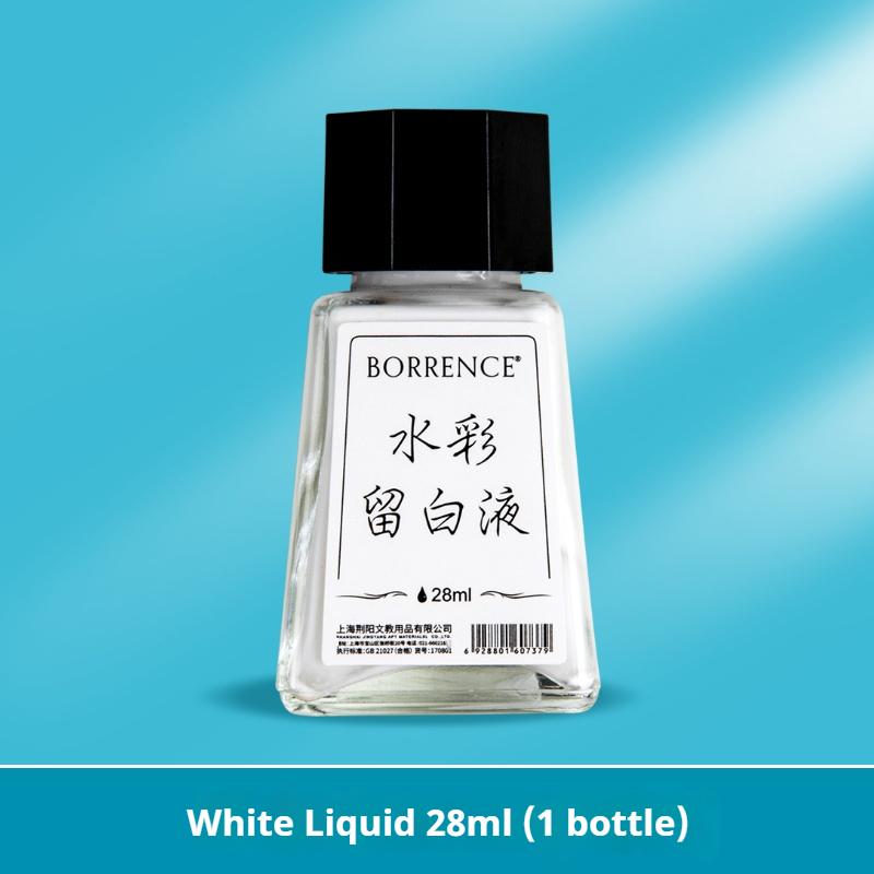 

28ml Watercolor Masking Liquid White Glue Rubber Eraser Hand-painted Watercolor Gouache Painting Covering Liquid Art Supplies