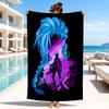 Fantasy Warrior Jing Beach Towel, Microfiber Beach Towel, Perfect For Pool, Beach, Travel, Home Decor Beach Party Fan Gifts
